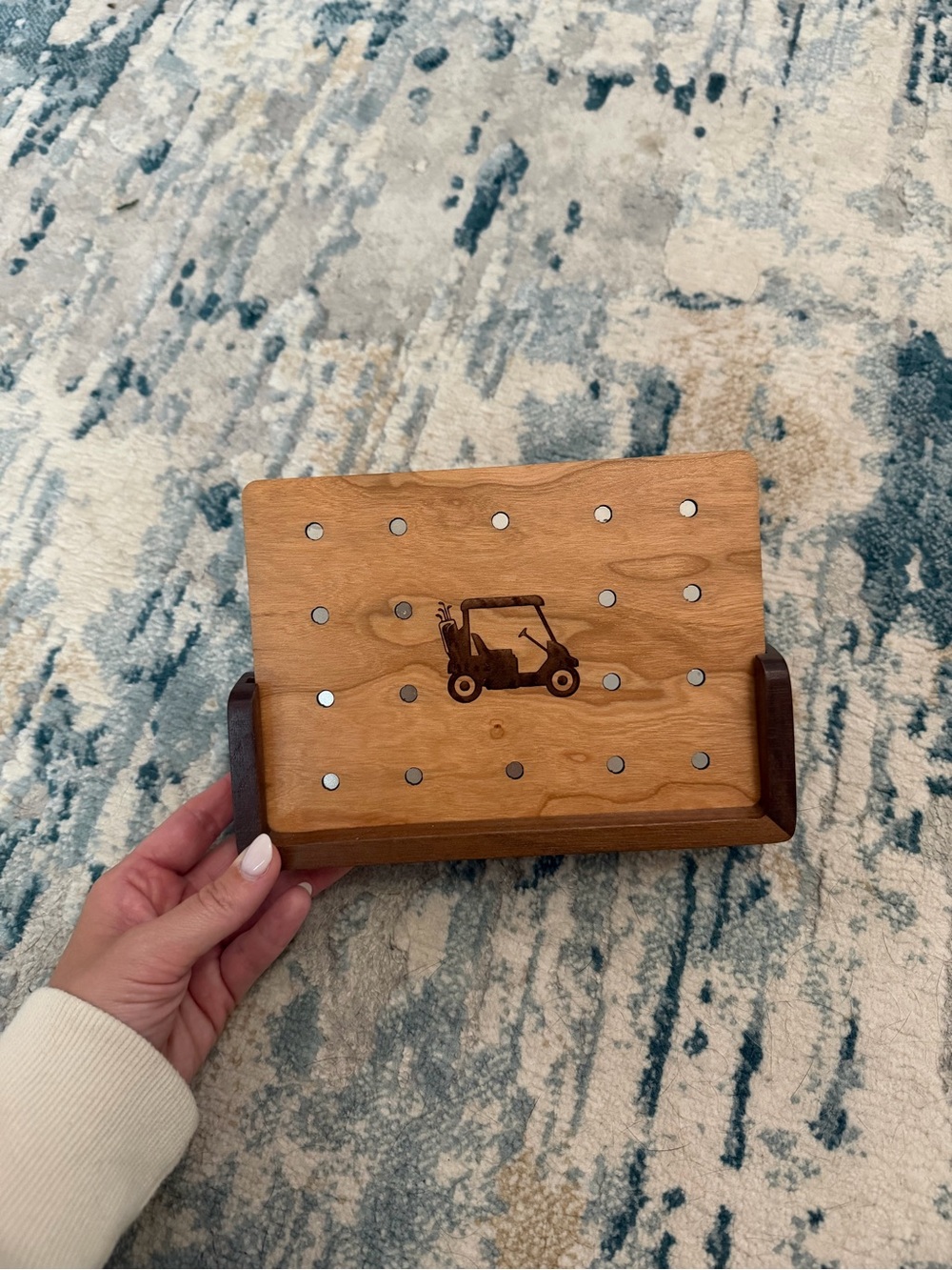Wooden Magnetic Golf Ball Marker
